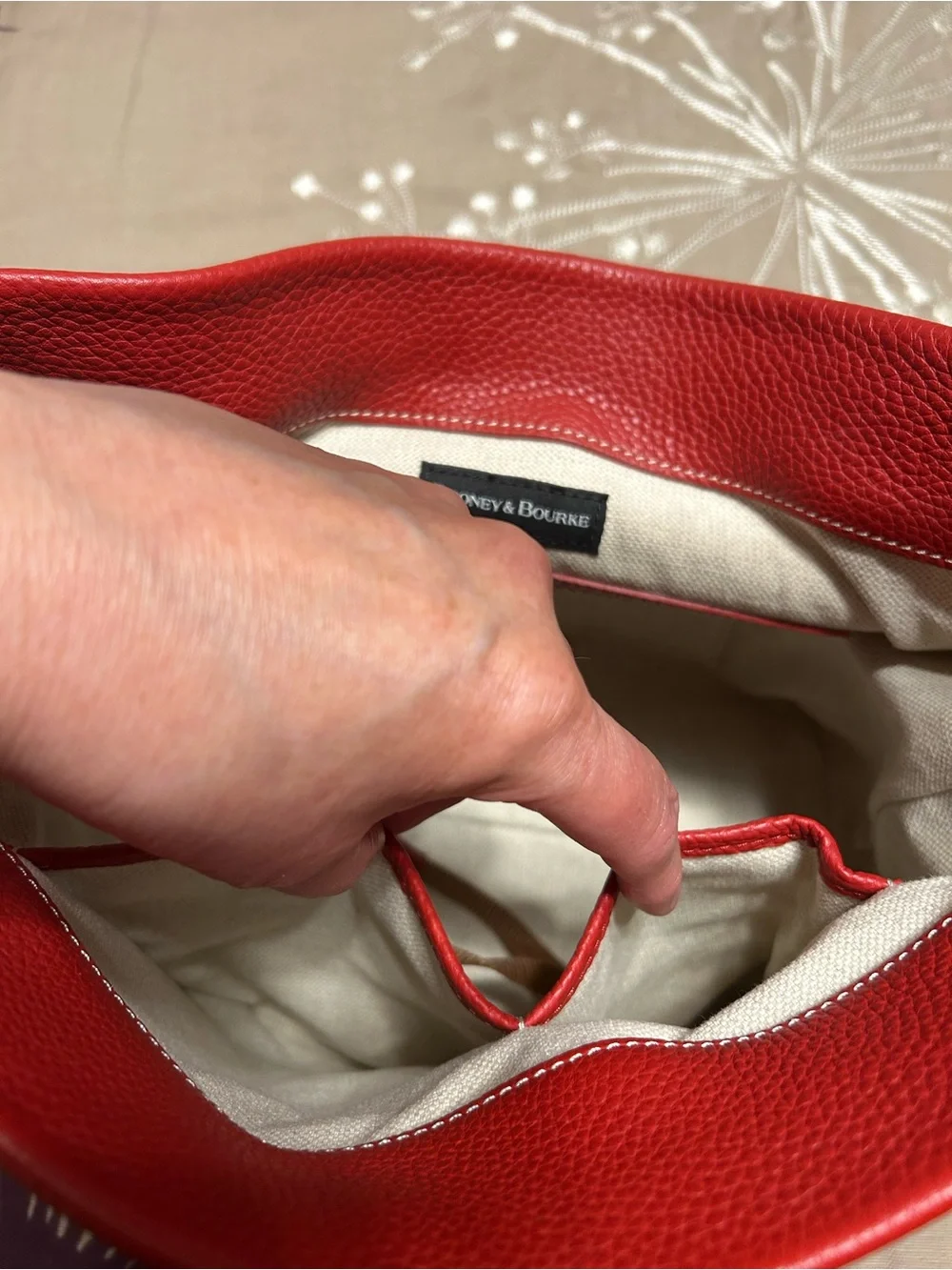 Dooney & Bourke red easy